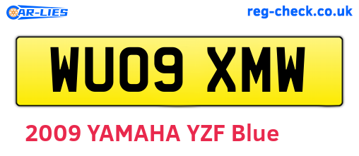 WU09XMW are the vehicle registration plates.
