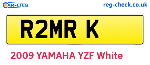 R2MRK are the vehicle registration plates.