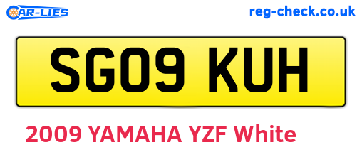 SG09KUH are the vehicle registration plates.