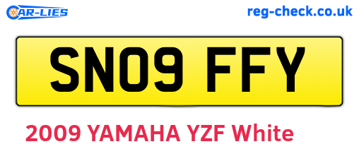 SN09FFY are the vehicle registration plates.
