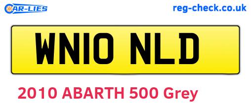 WN10NLD are the vehicle registration plates.