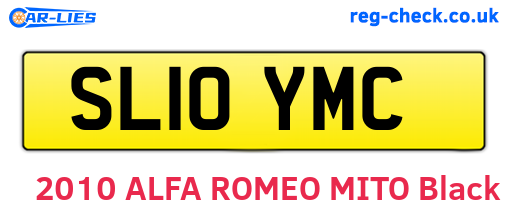SL10YMC are the vehicle registration plates.
