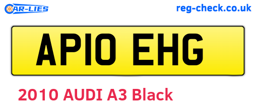 AP10EHG are the vehicle registration plates.