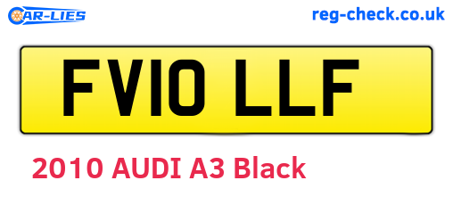 FV10LLF are the vehicle registration plates.