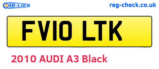 FV10LTK are the vehicle registration plates.