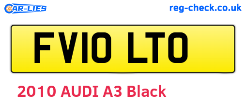 FV10LTO are the vehicle registration plates.
