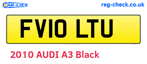 FV10LTU are the vehicle registration plates.