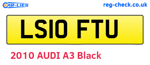 LS10FTU are the vehicle registration plates.