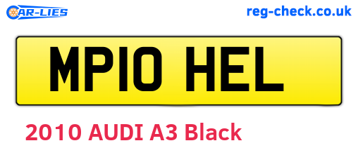 MP10HEL are the vehicle registration plates.