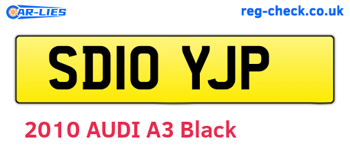 SD10YJP are the vehicle registration plates.