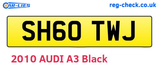 SH60TWJ are the vehicle registration plates.