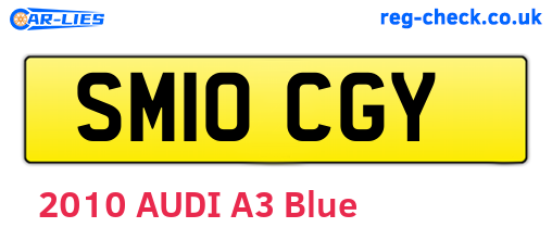 SM10CGY are the vehicle registration plates.