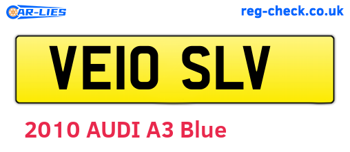 VE10SLV are the vehicle registration plates.