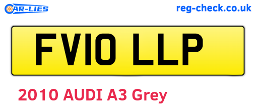 FV10LLP are the vehicle registration plates.