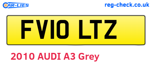 FV10LTZ are the vehicle registration plates.