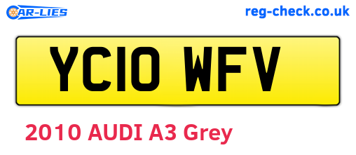 YC10WFV are the vehicle registration plates.