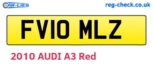 FV10MLZ are the vehicle registration plates.