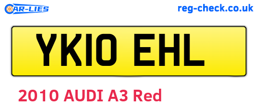 YK10EHL are the vehicle registration plates.