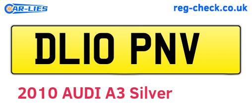 DL10PNV are the vehicle registration plates.