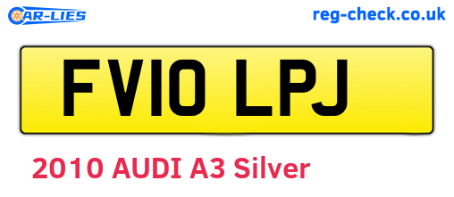 FV10LPJ are the vehicle registration plates.