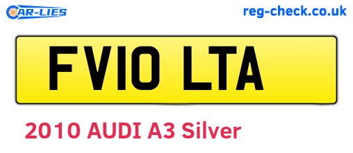 FV10LTA are the vehicle registration plates.