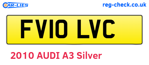 FV10LVC are the vehicle registration plates.