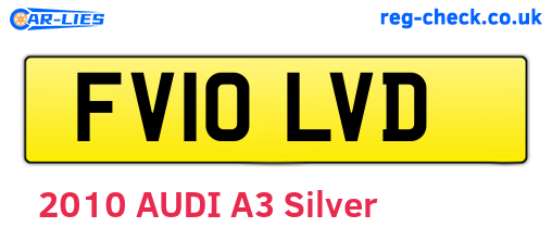 FV10LVD are the vehicle registration plates.