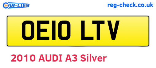 OE10LTV are the vehicle registration plates.