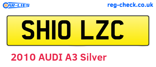 SH10LZC are the vehicle registration plates.