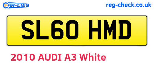SL60HMD are the vehicle registration plates.