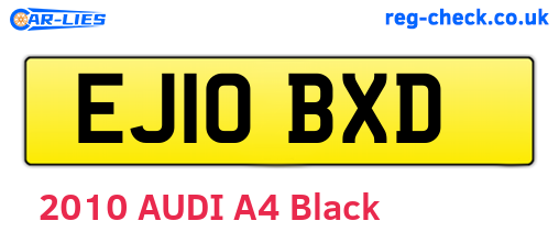 EJ10BXD are the vehicle registration plates.