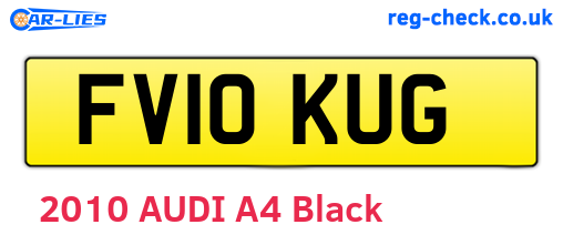 FV10KUG are the vehicle registration plates.