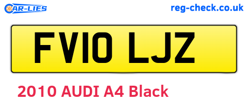 FV10LJZ are the vehicle registration plates.
