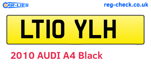 LT10YLH are the vehicle registration plates.