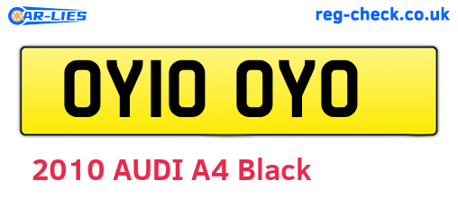 OY10OYO are the vehicle registration plates.