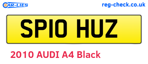 SP10HUZ are the vehicle registration plates.