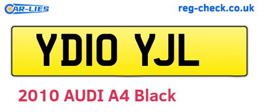YD10YJL are the vehicle registration plates.