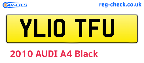 YL10TFU are the vehicle registration plates.