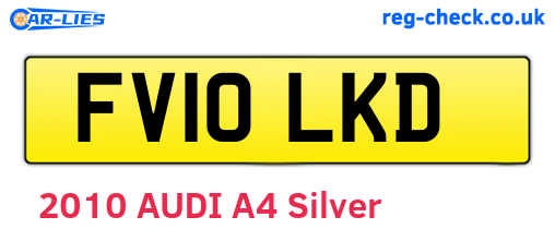 FV10LKD are the vehicle registration plates.