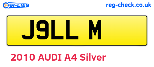 J9LLM are the vehicle registration plates.