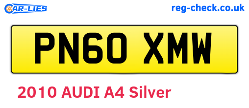 PN60XMW are the vehicle registration plates.