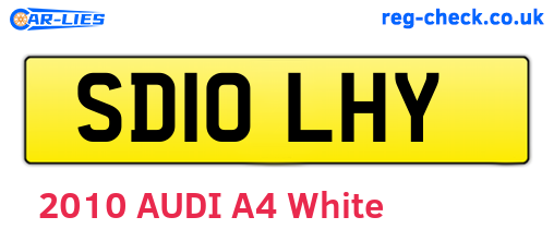 SD10LHY are the vehicle registration plates.