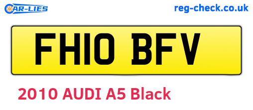 FH10BFV are the vehicle registration plates.