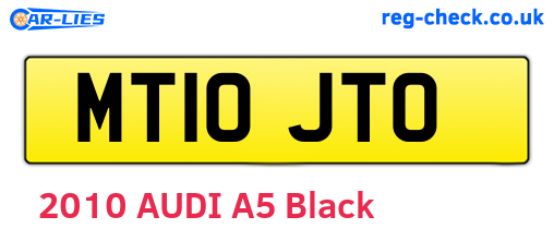 MT10JTO are the vehicle registration plates.
