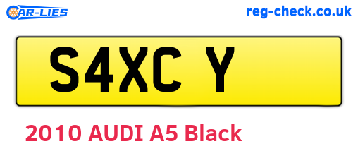 S4XCY are the vehicle registration plates.
