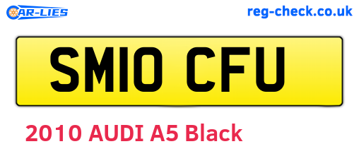 SM10CFU are the vehicle registration plates.