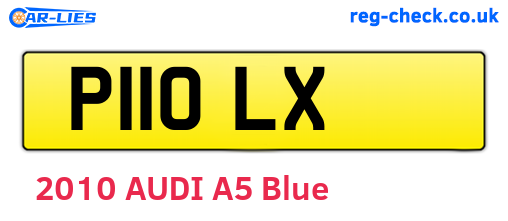 P11OLX are the vehicle registration plates.