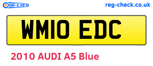WM10EDC are the vehicle registration plates.