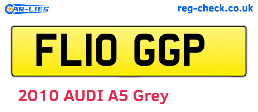 FL10GGP are the vehicle registration plates.
