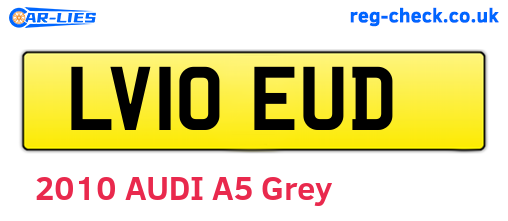 LV10EUD are the vehicle registration plates.